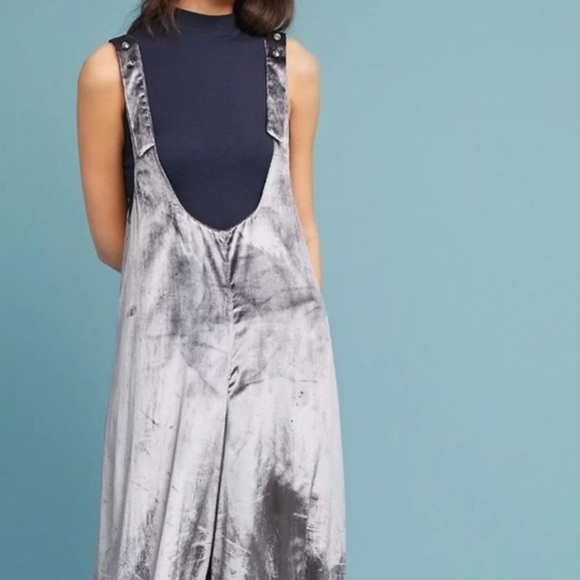 ANTHROPOLOGIE MAEVE VELVET FLOWY JUMPSUIT NWT ✨ - Picture 10 of 10